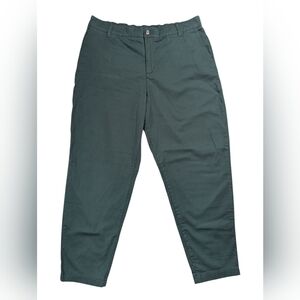 Pact Women's Forest Green Organic Cotton Chinos